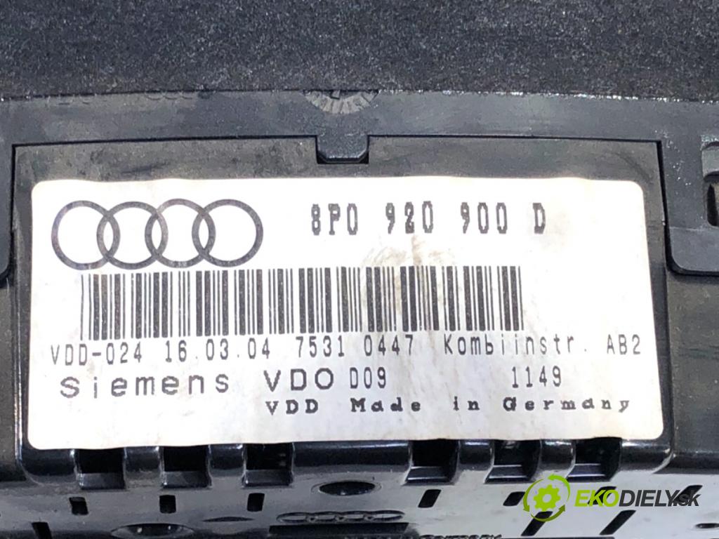 AUDI A3 8P liftback 2004 77 kW 1.9 TDI 1896 Prístrojovka 8P0920900D (Prístrojová doska)