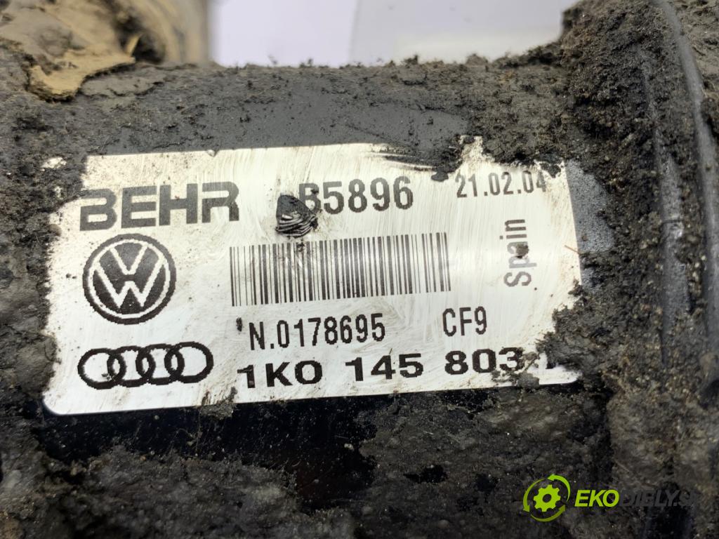 AUDI A3 8P liftback 2004 77 kW 1.9 TDI 1896 intercooler 1K0145803 (Intercooler (chladič stlačeného vzduchu))