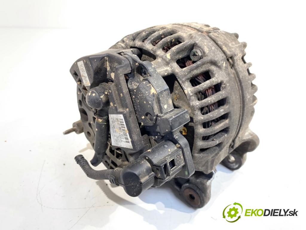 AUDI A3 8P liftback 2004 77 kW 1.9 TDI 1896 Alternátor 06F903023F (Alternátor)