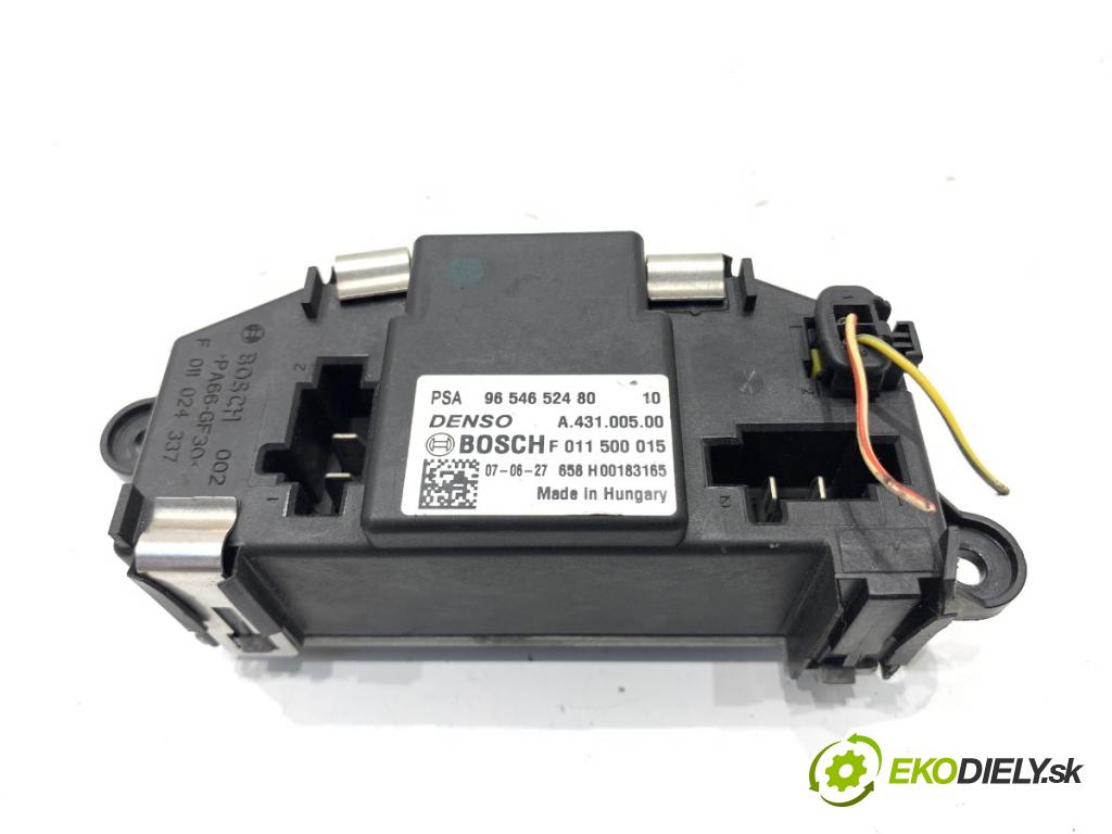 CITROEN C4 PICASSO I nadwozie wielkoprzestrzenne (MPV) 2007 80 kW 1.6 HDi 1560 odpor rezistor topení vzduchu 9654652480 (Odpor topení)