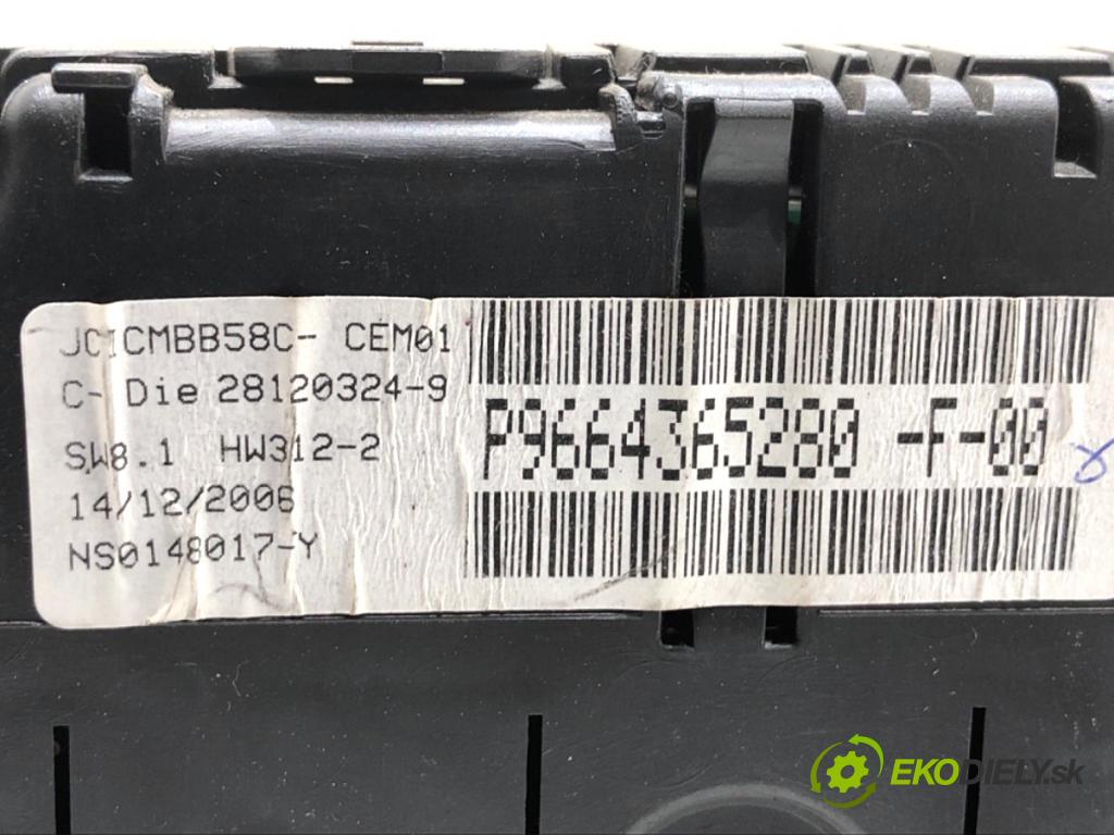 CITROEN C4 PICASSO I nadwozie wielkoprzestrzenne (MPV) 2007 80 kW 1.6 HDi 1560 Prístrojovka 9664365280 (Prístrojová doska)