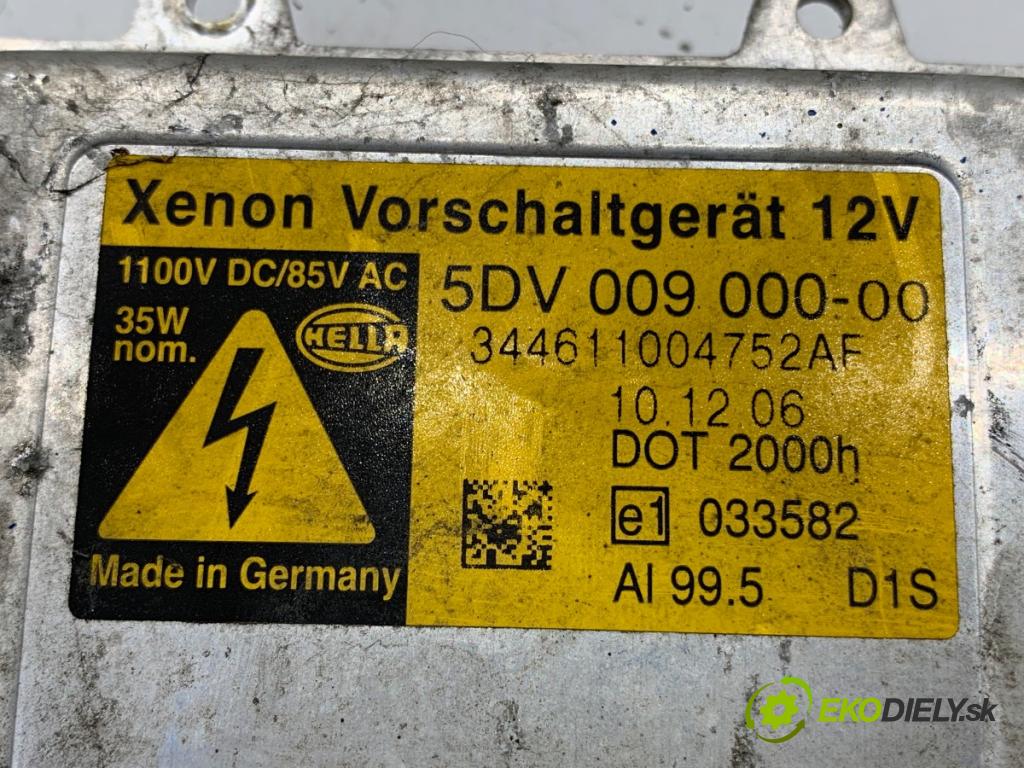 CITROEN C4 PICASSO I nadwozie wielkoprzestrzenne (MPV) 2007 80 kW 1.6 HDi 1560 Menič XENON 5DV009000 (Riadiaca jednotka xenónu)