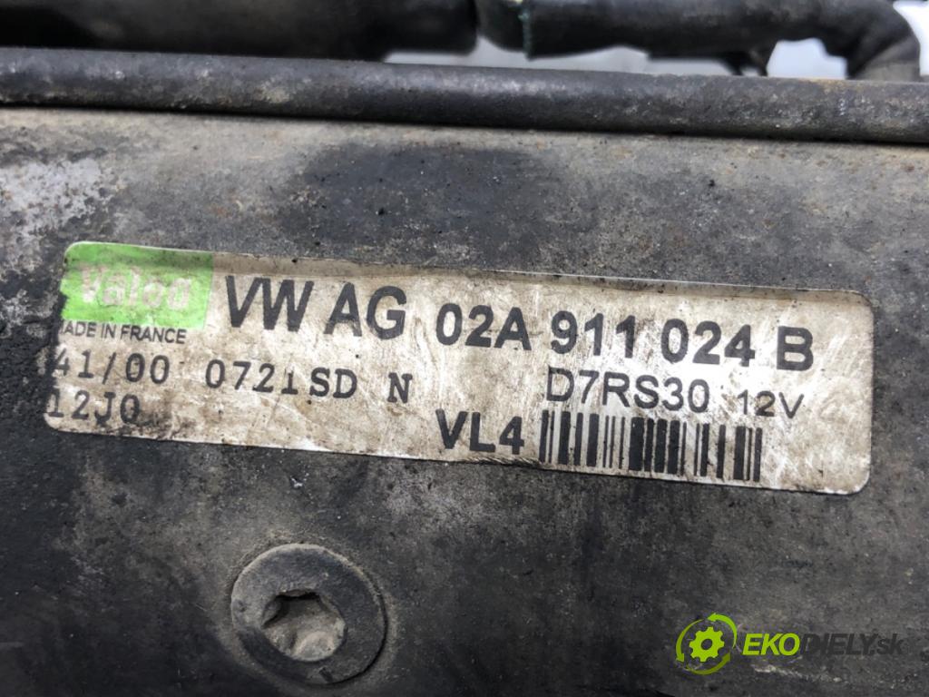 AUDI A3 8L liftback 2001 81 kW 1.9 TDI 1896 Štartér 02A911024B (Štartér)