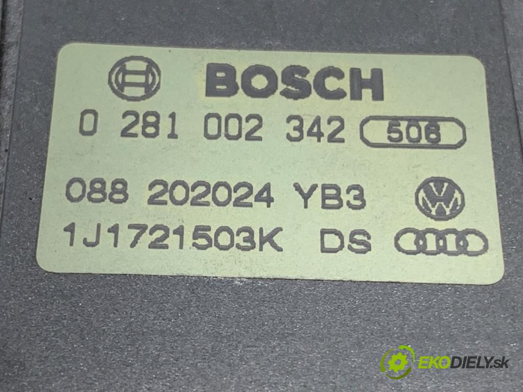 AUDI A3 8L liftback 2001 81 kW 1.9 TDI 1896 Potenciometer plynu 0281002342 1J1721503K (Potenciometer plynového pedálu)