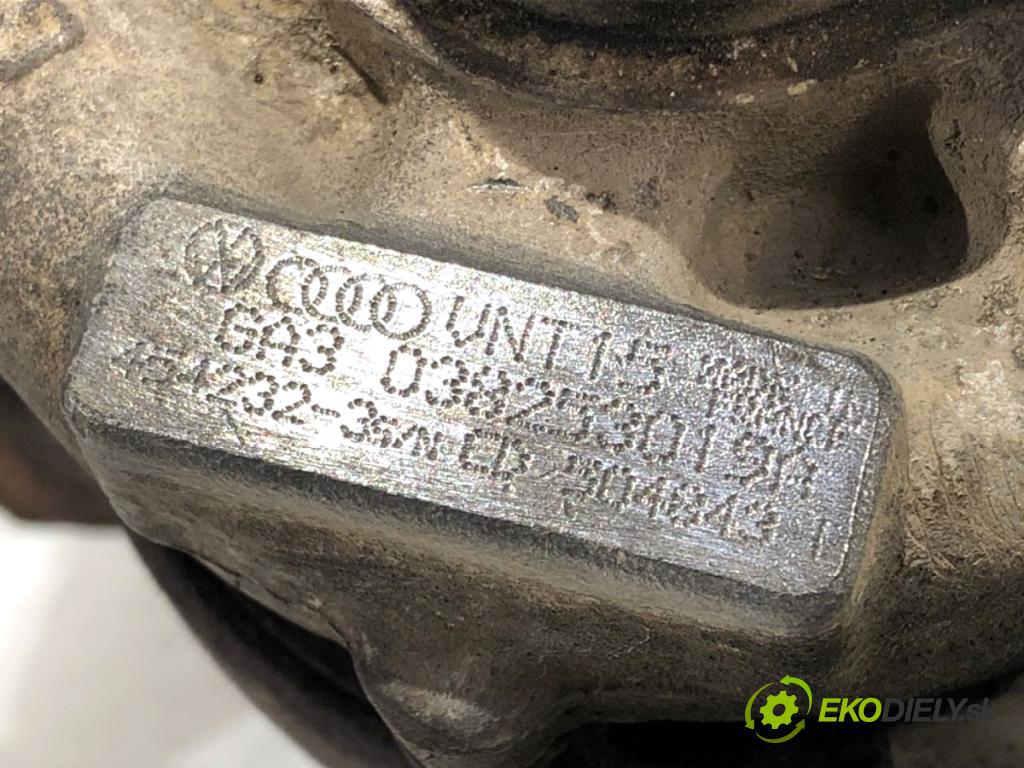 SEAT LEON I liftback 2002 81 kW 1.9 TDI 1896 turbo 038253019A (Kompletní turbodmychadlo)