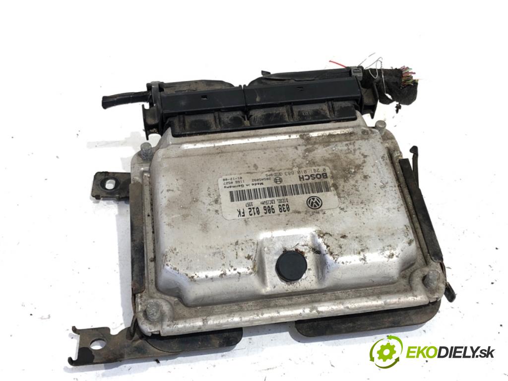 SEAT LEON I liftback 2002 81 kW 1.9 TDI 1896 riadiaca jednotka Motor 038906012FK (Riadiaca jednotka)