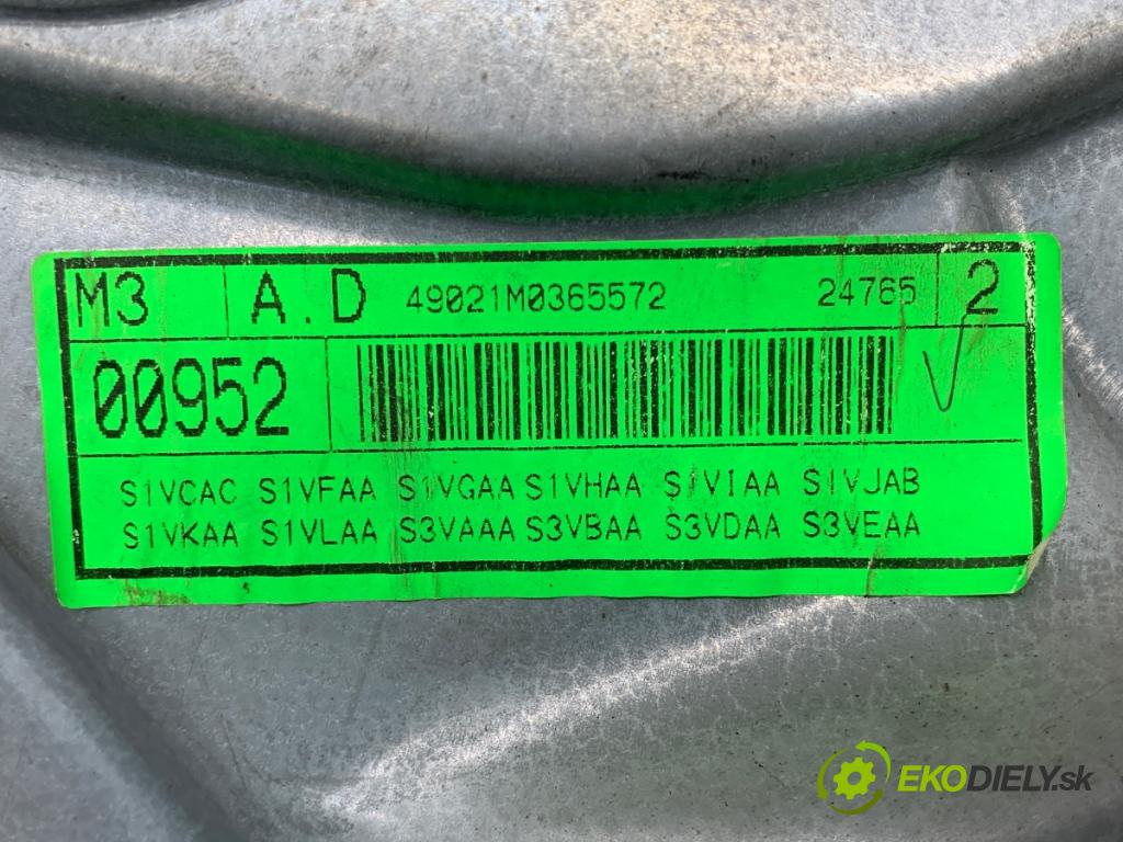 SEAT LEON I liftback 2002 81 kW 1.9 TDI 1896 mechanismus okna pravý přední část