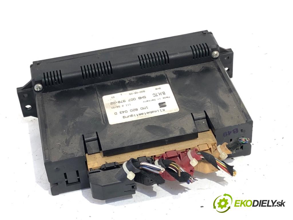 SEAT LEON I liftback 2002 81 kW 1.9 TDI 1896 Panel ovládania kúrenia 1M0820043D (Prepínacie páčky pod volantom)