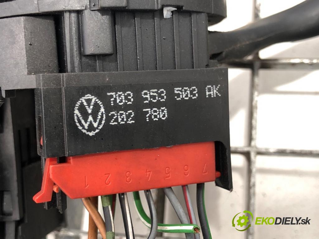 VW TRANSPORTER T4 Autobus 1998 50 kW 1.9 TD 1896 Prepínač kombinovaný 703953503AK (Prepínacie páčky pod volantom)