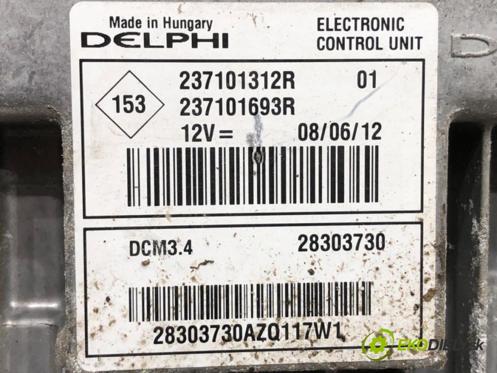 RENAULT TWINGO II liftback 2012 55 kW 1.5 dCi 75 1461 riadiaca jednotka Motor 237101312R (Riadiaca jednotka)