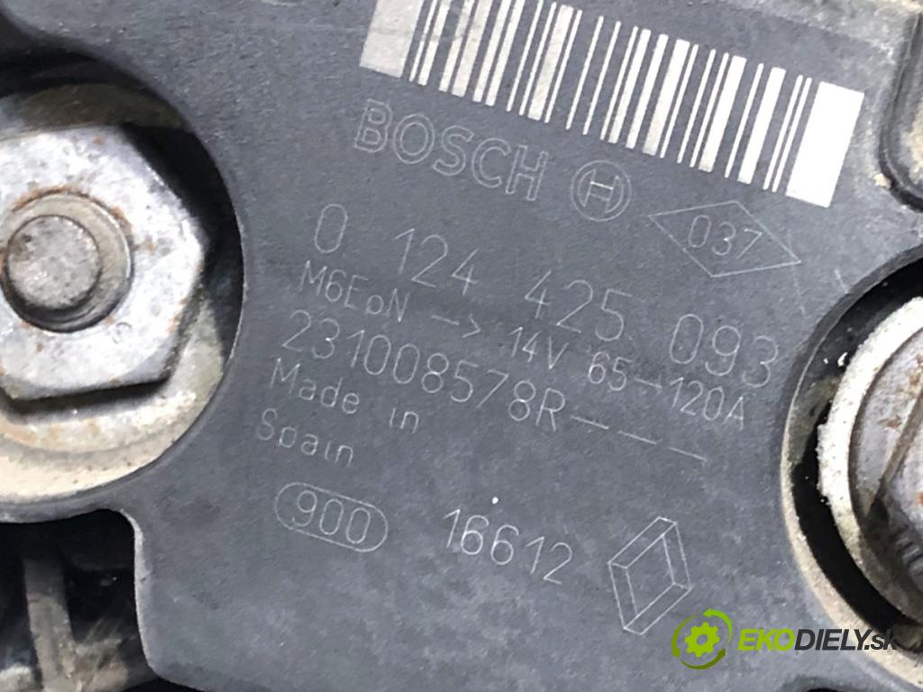 RENAULT TWINGO II liftback 2012 55 kW 1.5 dCi 75 1461 Alternátor 231008578R (Alternátor)