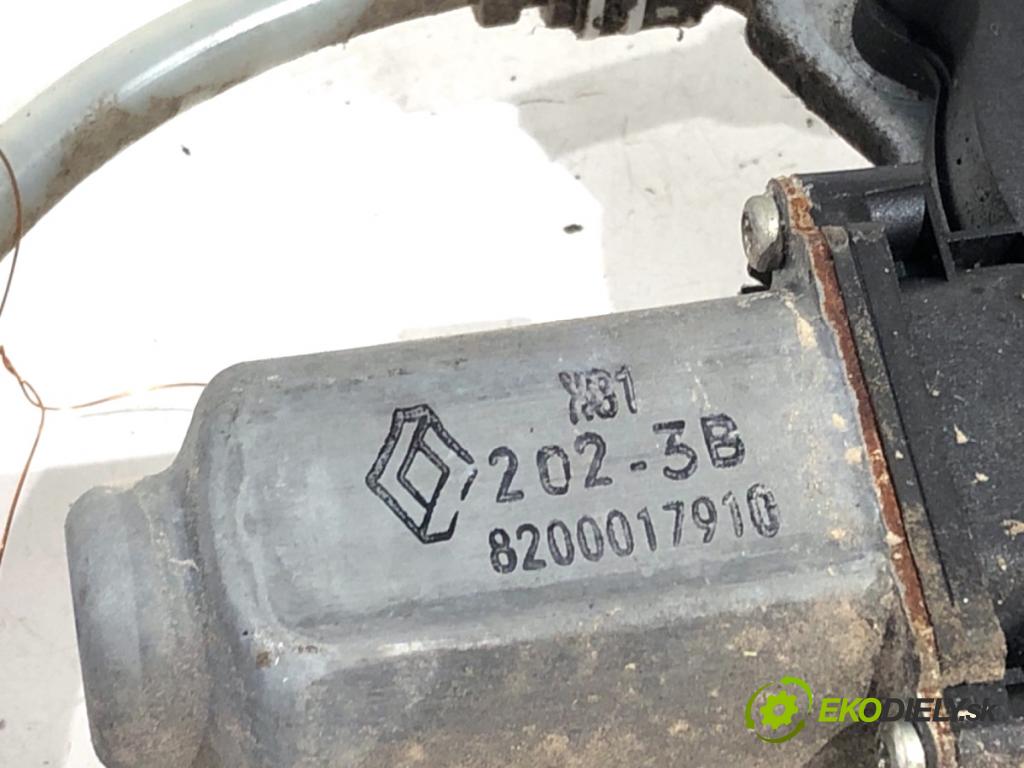 RENAULT ESPACE IV nadwozie wielkoprzestrzenne (MPV) 2003 120 kW 2.0 Turbo (JK0A, JK0B, JK0N) 1998 mechanismus okna pravý zadní část 8200017910