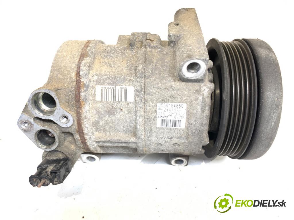 FIAT GRANDE PUNTO liftback 2006 48 kW 1.2 1242 Kompresor klimatizácie 55194880 (Kompresor klimatizácie)