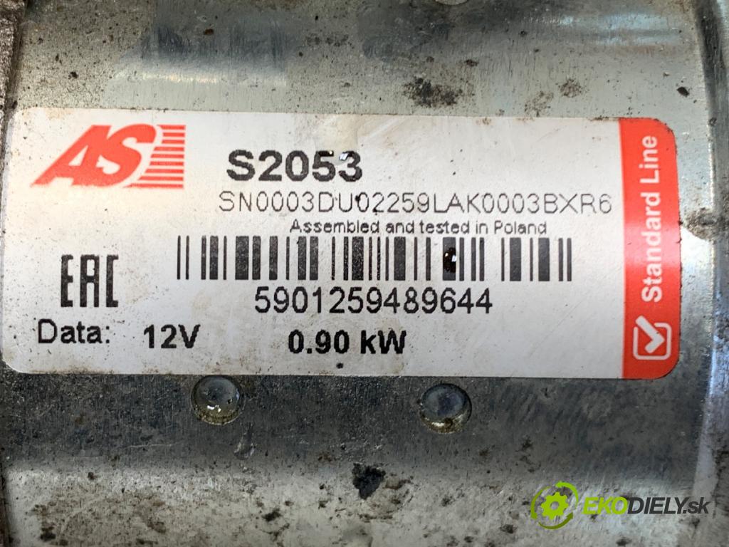FIAT GRANDE PUNTO liftback 2006 48 kW 1.2 1242 Štartér (Štartér)