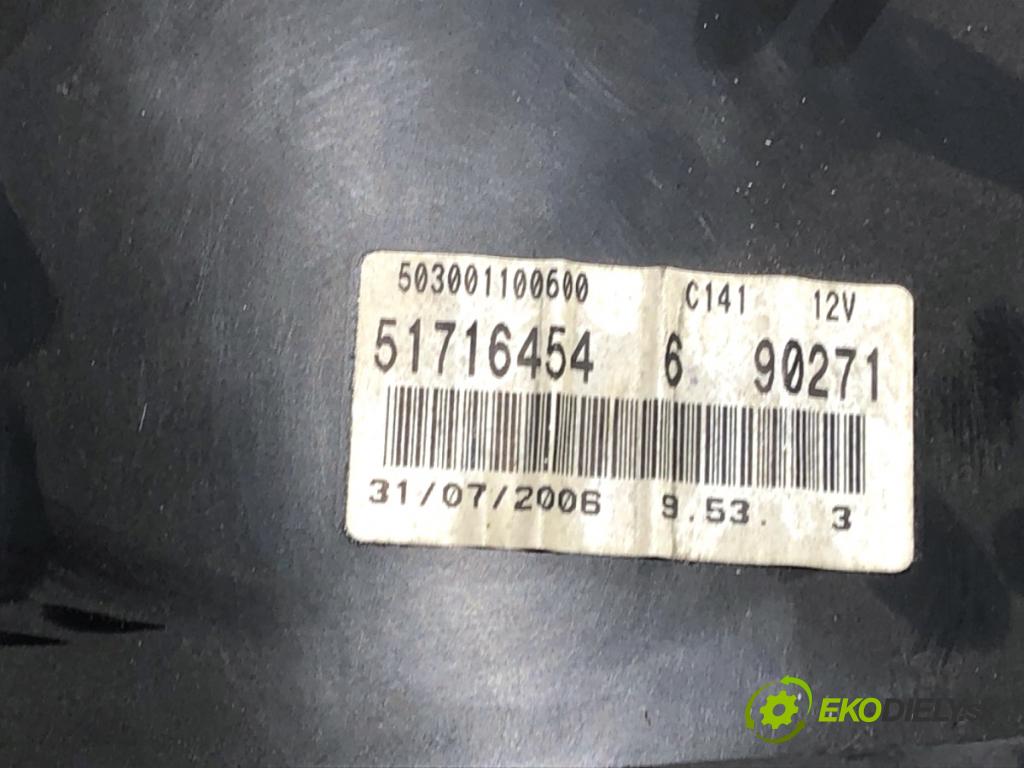 FIAT GRANDE PUNTO liftback 2006 48 kW 1.2 1242 Prístrojovka 51716454 (Prístrojová doska)