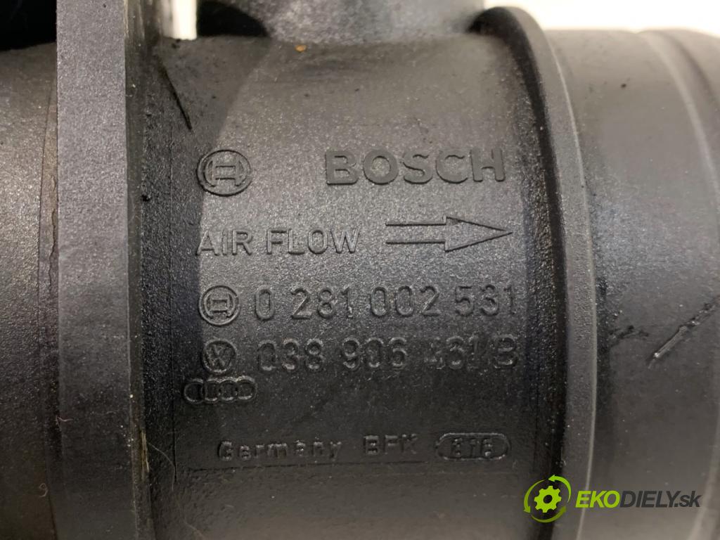 VW GOLF V liftback 2005 77 kW 1.9 TDI 1896 Váha vzduchu 038906461B (Váha vzduchu)