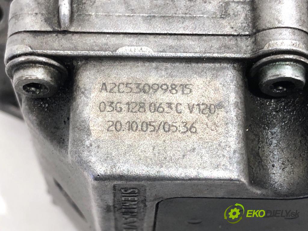 VW GOLF V liftback 2005 77 kW 1.9 TDI 1896 Škrtiaca klapka 03G128063C (Škrtiaca klapka)