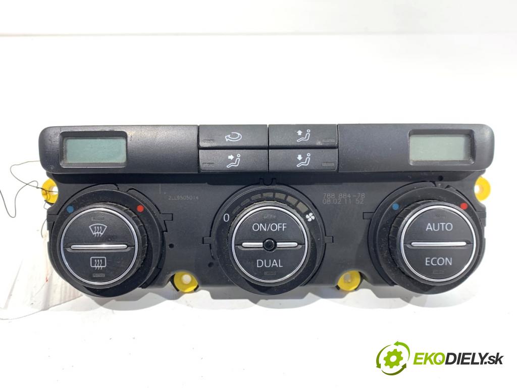 VW GOLF V liftback 2005 77 kW 1.9 TDI 1896 Panel ovládania kúrenia 1K0907044BM (Prepínacie páčky pod volantom)