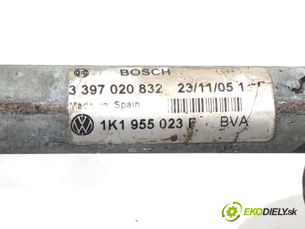 VW GOLF V liftback 2005 77 kW 1.9 TDI 1896 Mechanizmus stieračov predný 1K1955023F (Motorček stieračov predný)