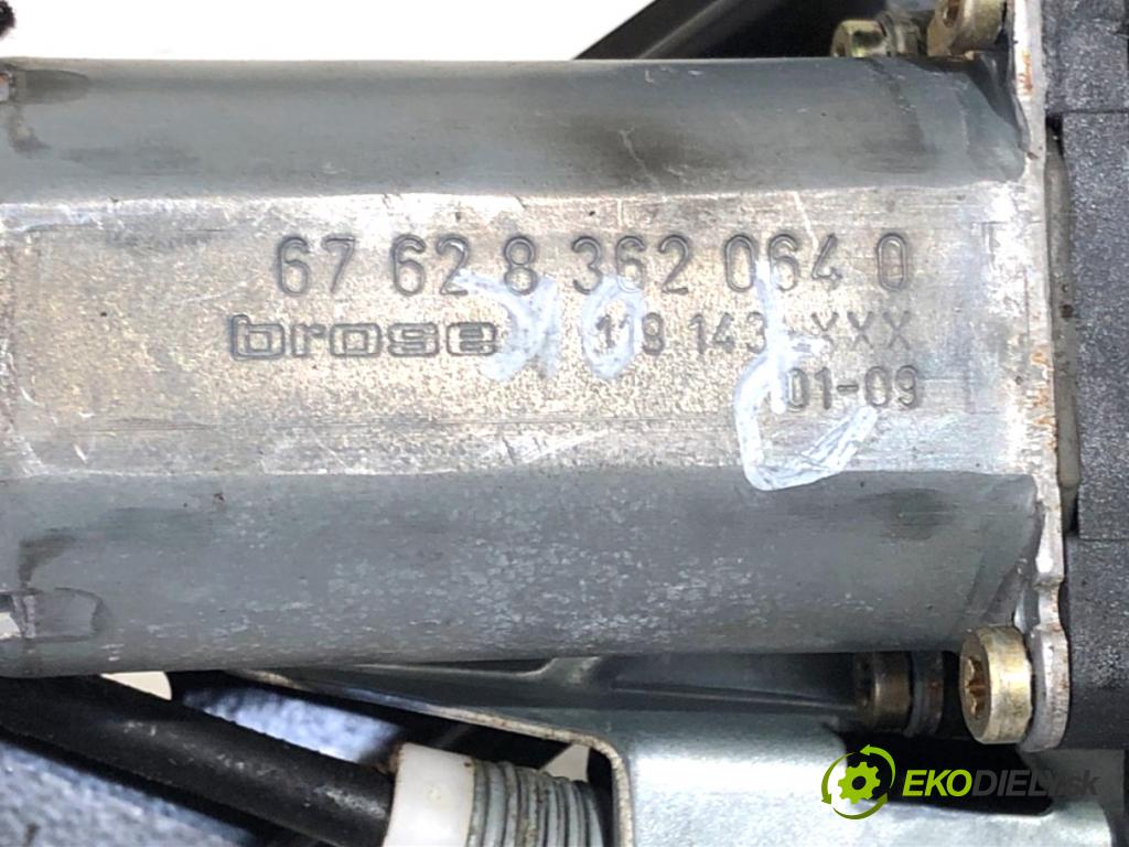 BMW E46 sedan 2002 85 kW 316 i 1596 mechanismus okna pravý přední část 83620640