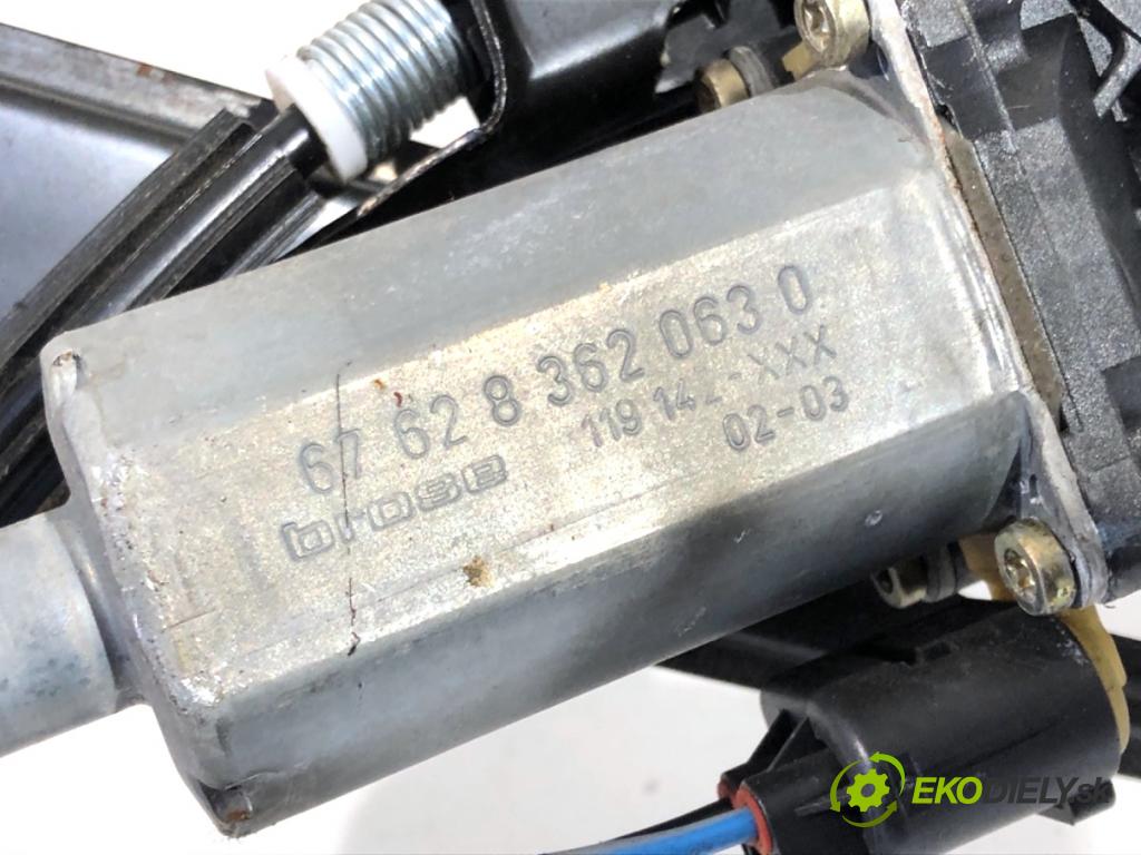 BMW E46 sedan 2002 85 kW 316 i 1596 mechanismus okna levý přední část 83620630