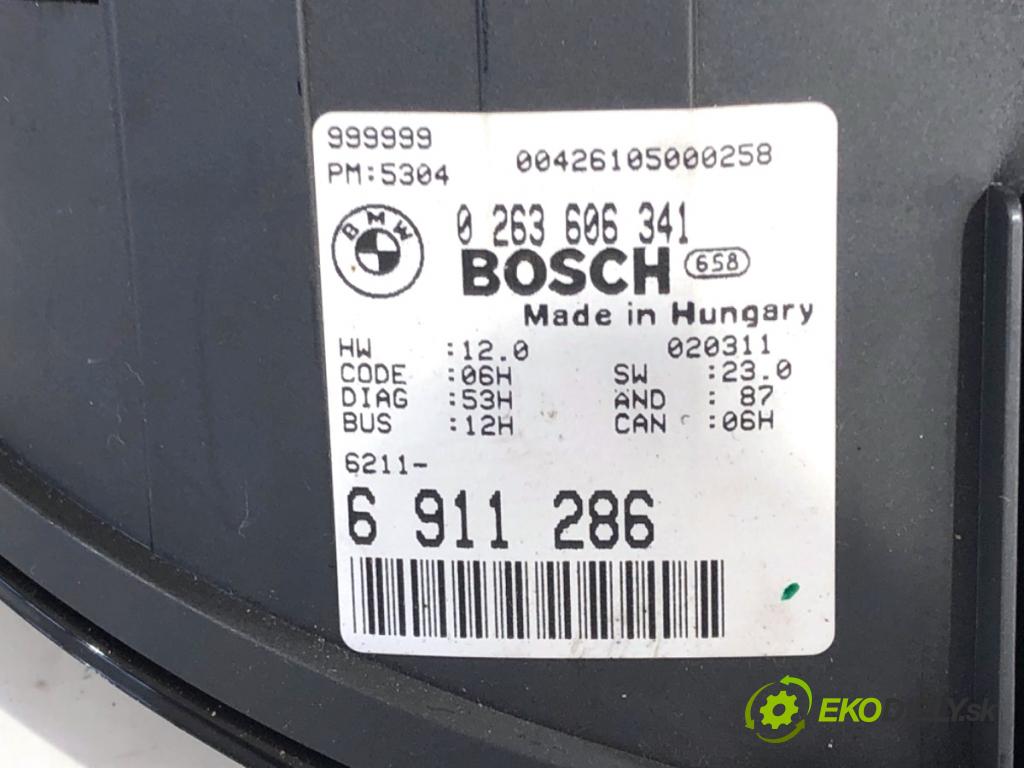 BMW E46 sedan 2002 85 kW 316 i 1596 Prístrojovka 6911286 (Prístrojová doska)