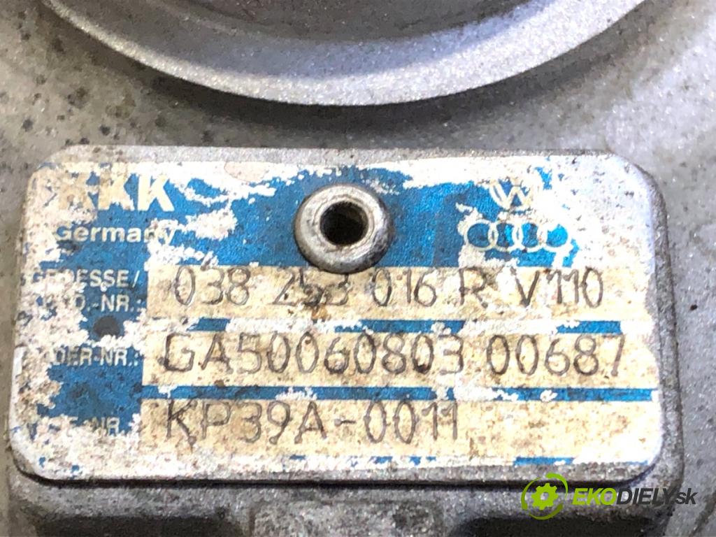 VW GOLF V liftback 2004 77 kW 1.9 TDI 1896 turbo 038253016R (Kompletní turbodmychadlo)