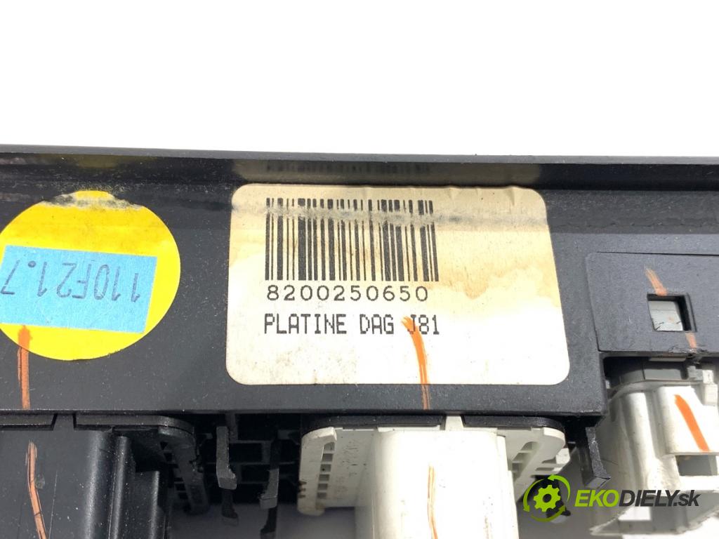 RENAULT ESPACE IV nadwozie wielkoprzestrzenne (MPV) 2003 120 kW 2.0 Turbo (JK0A, JK0B, JK0N) 1998 Prepínač okien 8200250650 (Prepínacie páčky pod volantom)