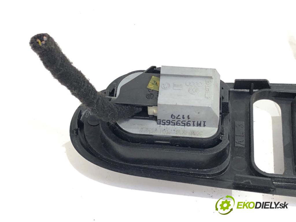 SEAT TOLEDO II sedan 1999 66 kW 1.9 TDI 1896 Prepínač nastavenia spätných zrkadiel 1M1959565D (Prepínacie páčky pod volantom)