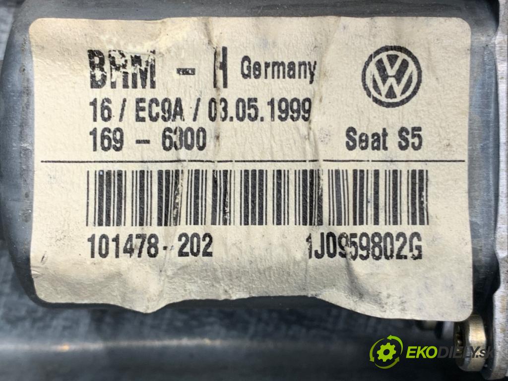SEAT TOLEDO II sedan 1999 66 kW 1.9 TDI 1896 mechanismus okna pravý přední část 1J0959802G