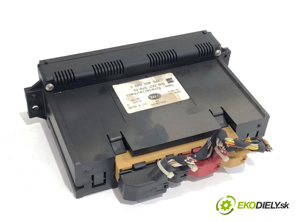 SEAT TOLEDO II sedan 1999 66 kW 1.9 TDI 1896 Panel ovládania kúrenia 1M0820043C (Prepínacie páčky pod volantom)