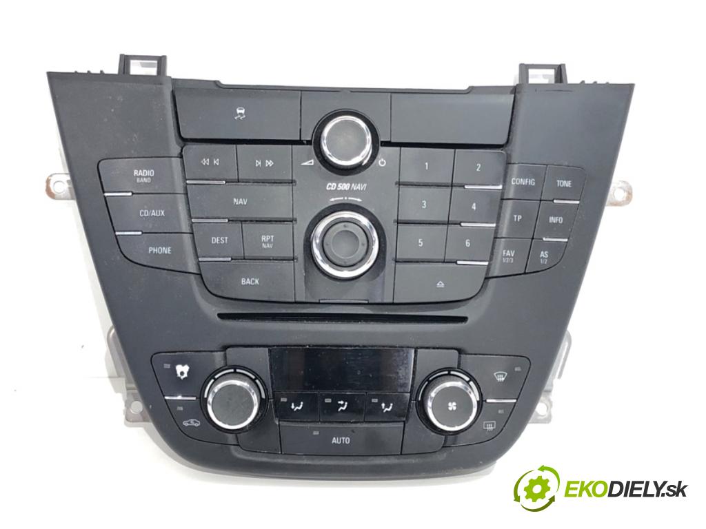 OPEL INSIGNIA A Kombi 2010 81 kW 2.0 CDTI (35) 1956 Panel ovládania radia 13273255 (Prepínacie páčky pod volantom)