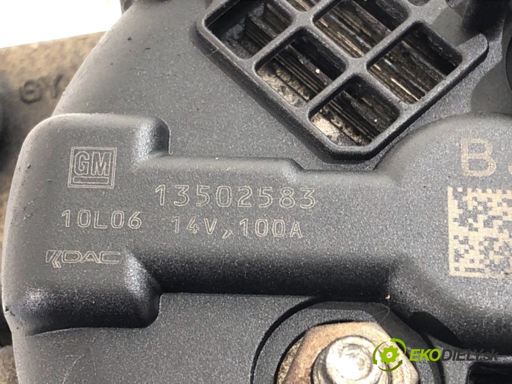 OPEL INSIGNIA A Kombi 2010 81 kW 2.0 CDTI (35) 1956 Alternátor 13502583 (Alternátor)