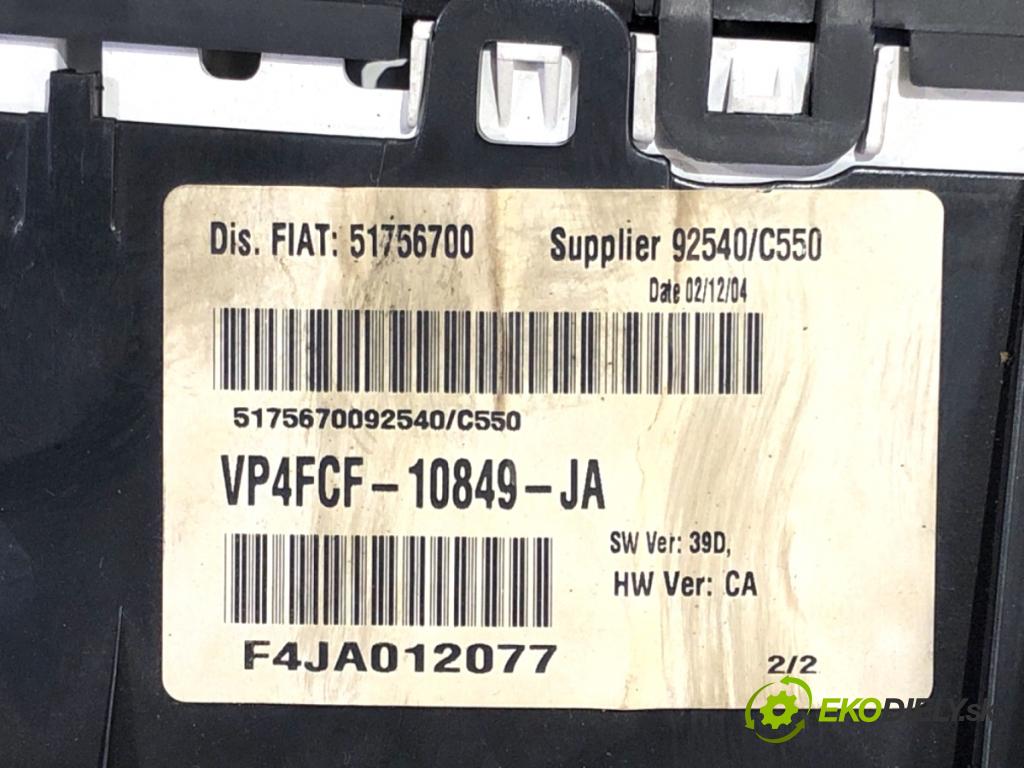 FIAT STILO Kombi 2005 85 kW 1.9 JTD 1910 Prístrojovka 51756700 (Prístrojová doska)