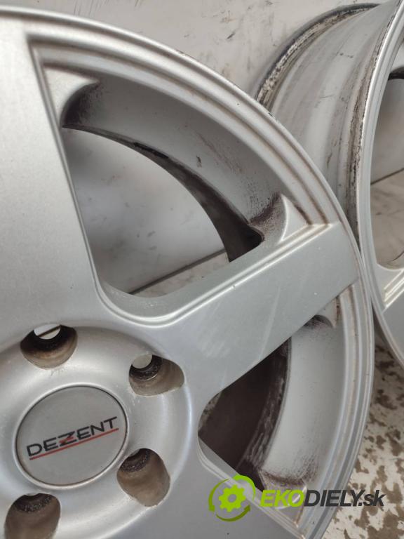 VW GOLF V liftback 2004 77 kW 1.9 TDI 1896 disky hlinikové 16" 5X112 6.5J: CENTRUM 57.1 ET 50
