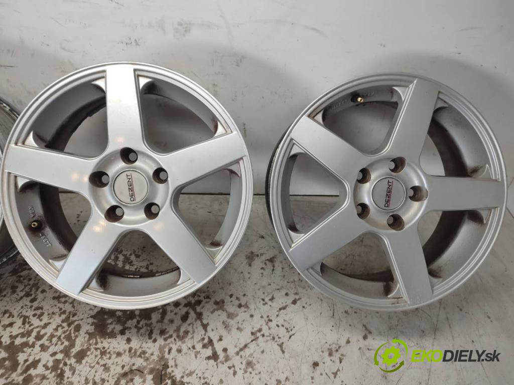 VW GOLF V liftback 2004 77 kW 1.9 TDI 1896 disky hlinikové 16" 5X112 6.5J: CENTRUM 57.1 ET 50