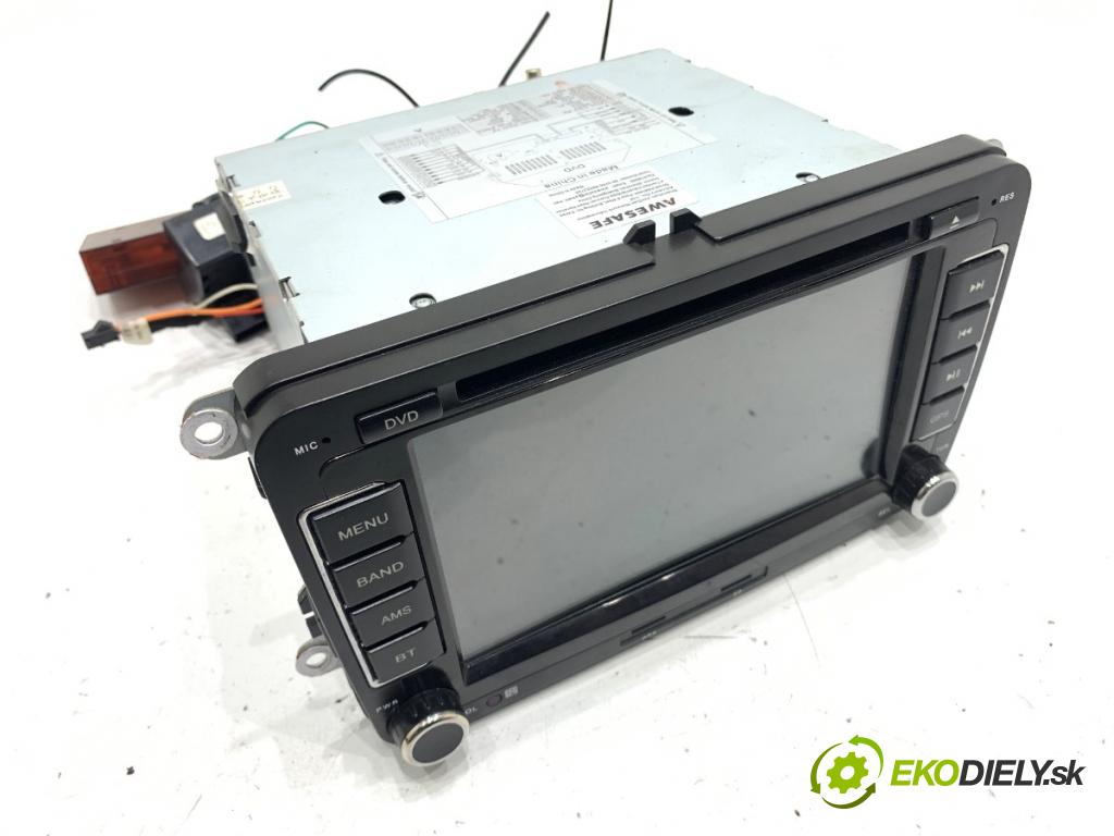 VW GOLF VI liftback 2011 59 kW 1.4 1390 RADIO Navigácia  (Audio zariadenie)