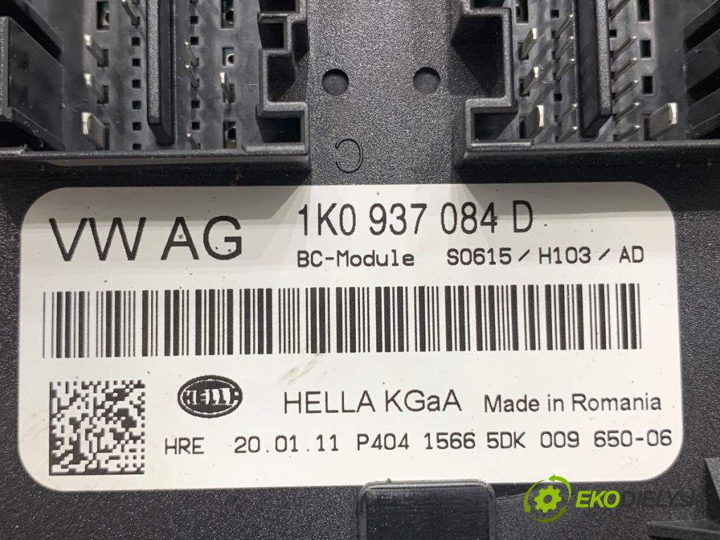 VW GOLF VI liftback 2011 59 kW 1.4 1390 Modul komfortu 1K0937084D (Modul komfortu)