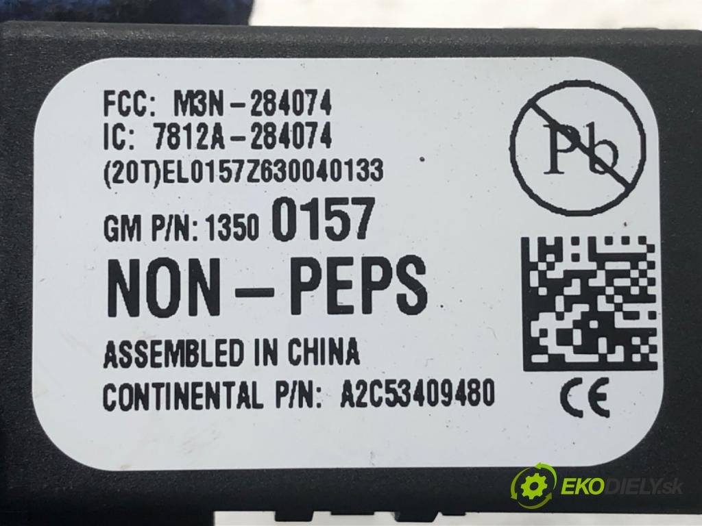 OPEL ZAFIRA C nadwozie wielkoprzestrzenne (MPV) 2013 96 kW 2.0 CDTi (75) 1956 spinačka 20939745 (Spínacia skrinka)