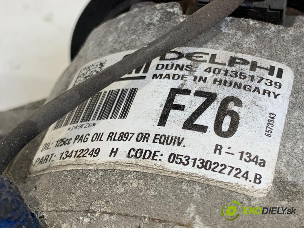 OPEL ZAFIRA C nadwozie wielkoprzestrzenne (MPV) 2013 96 kW 2.0 CDTi (75) 1956 Kompresor klimatizácie 13412249 (Kompresor klimatizácie)