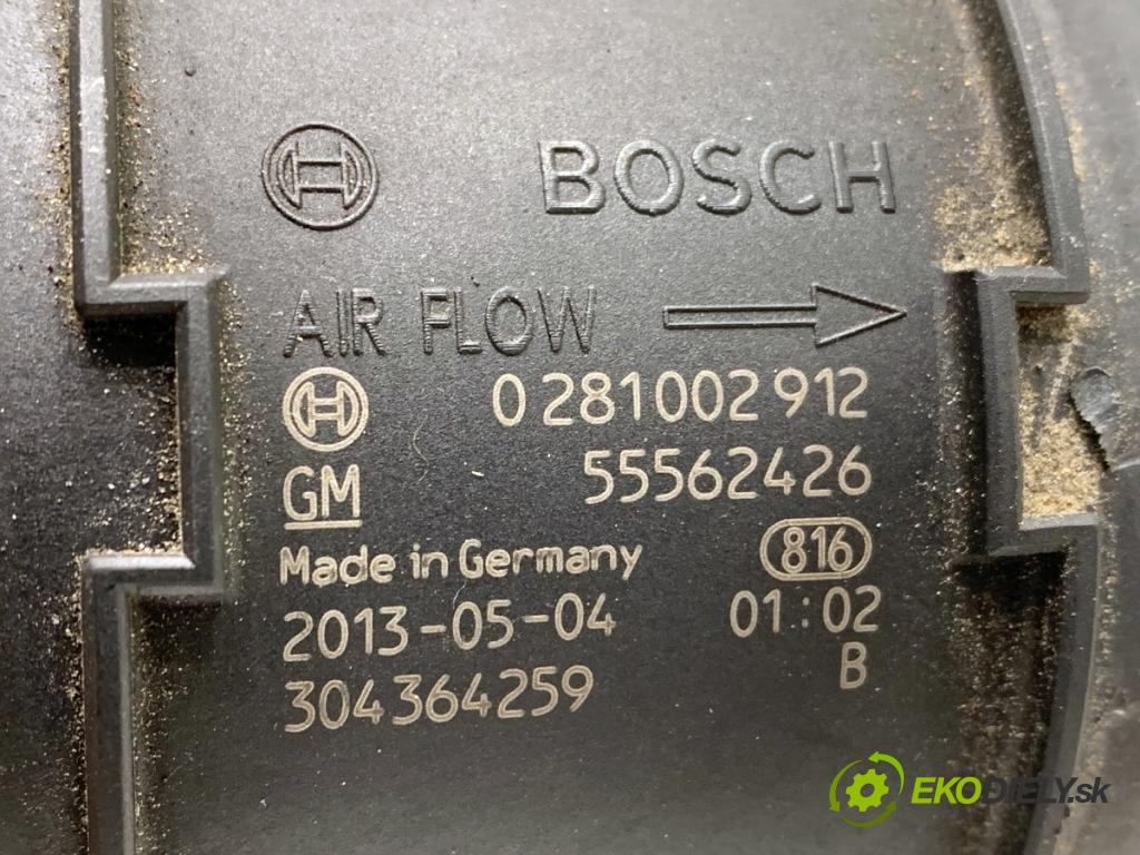 OPEL ZAFIRA C nadwozie wielkoprzestrzenne (MPV) 2013 96 kW 2.0 CDTi (75) 1956 Váha vzduchu 55562426 (Váha vzduchu)