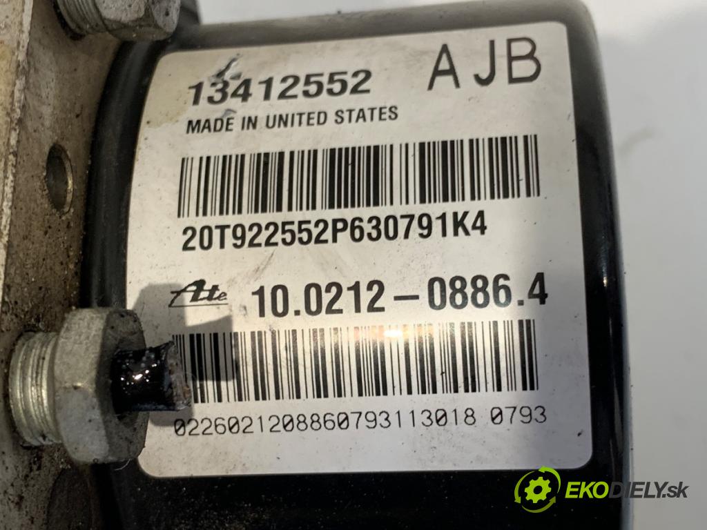 OPEL ZAFIRA C nadwozie wielkoprzestrzenne (MPV) 2013 96 kW 2.0 CDTi (75) 1956 Pumpa ABS 13412552 (Pumpa ABS)