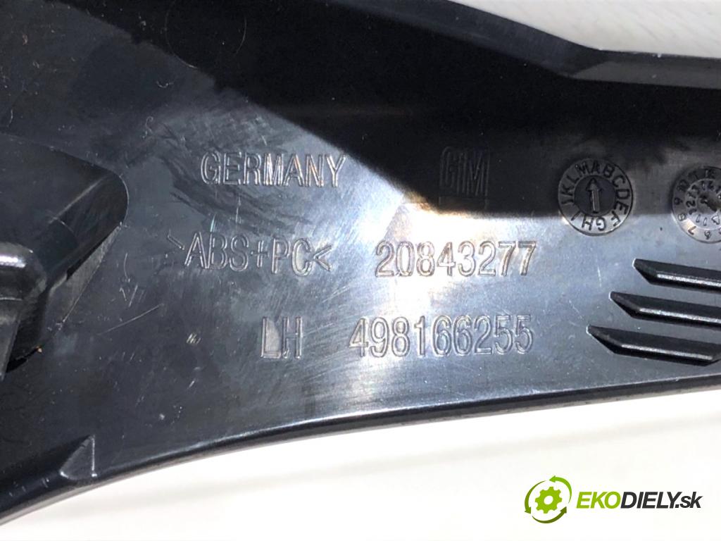 OPEL ZAFIRA C nadwozie wielkoprzestrzenne (MPV) 2013 96 kW 2.0 CDTi (75) 1956 lišty kryt 20843277 20843274 (Lišta)