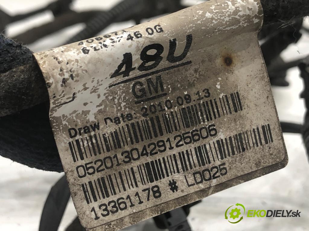 OPEL ZAFIRA C nadwozie wielkoprzestrzenne (MPV) 2013 96 kW 2.0 CDTi (75) 1956 káblovačka PDC přední část 13361178