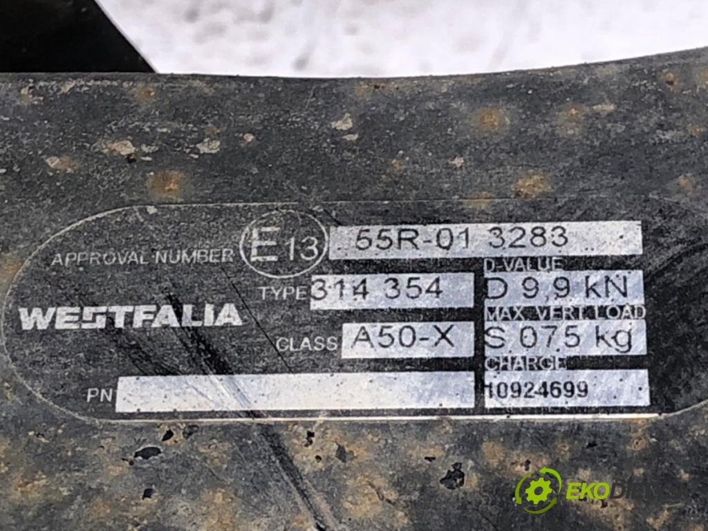 OPEL ZAFIRA C nadwozie wielkoprzestrzenne (MPV) 2013 96 kW 2.0 CDTi (75) 1956 Hák tažné zařízení 314354 (Tažné zařízení)