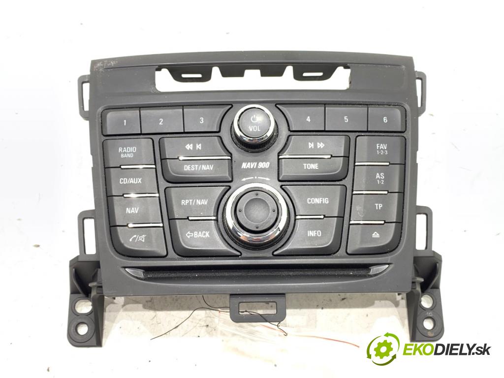 OPEL ZAFIRA C nadwozie wielkoprzestrzenne (MPV) 2013 96 kW 2.0 CDTi (75) 1956 Panel ovládaní navigace 20875737