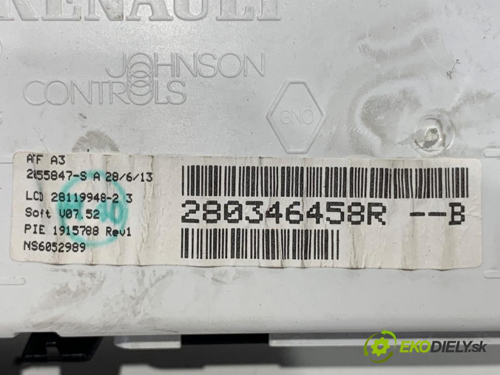 RENAULT MEGANE III liftback 2013 66 kW 1.5 dCi (BZ0C) 1461 Dislpej 280346458R (Prístrojová doska)