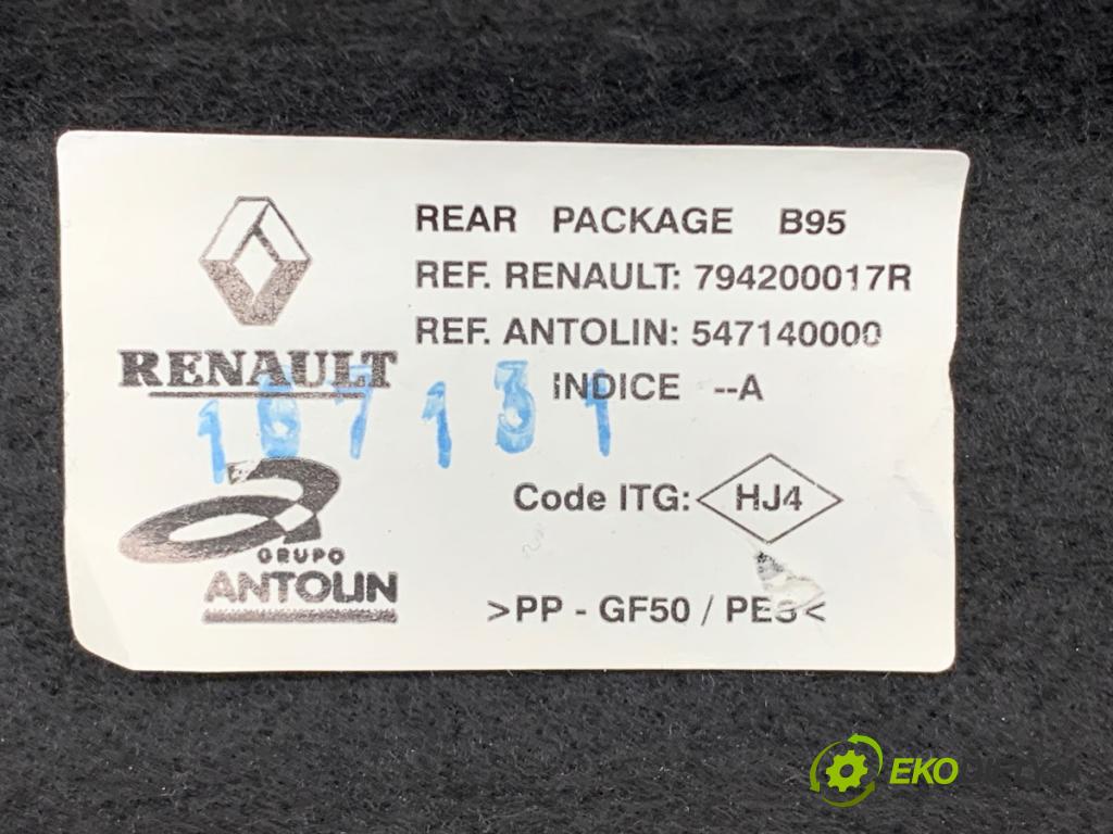 RENAULT MEGANE III liftback 2013 66 kW 1.5 dCi (BZ0C) 1461 pláto zadní část 794200017R
