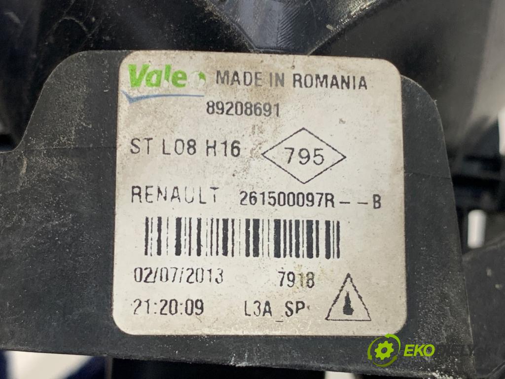 RENAULT MEGANE III liftback 2013 66 kW 1.5 dCi (BZ0C) 1461 hmlové svetlo, hmlovka pravý přední část 261500097R
