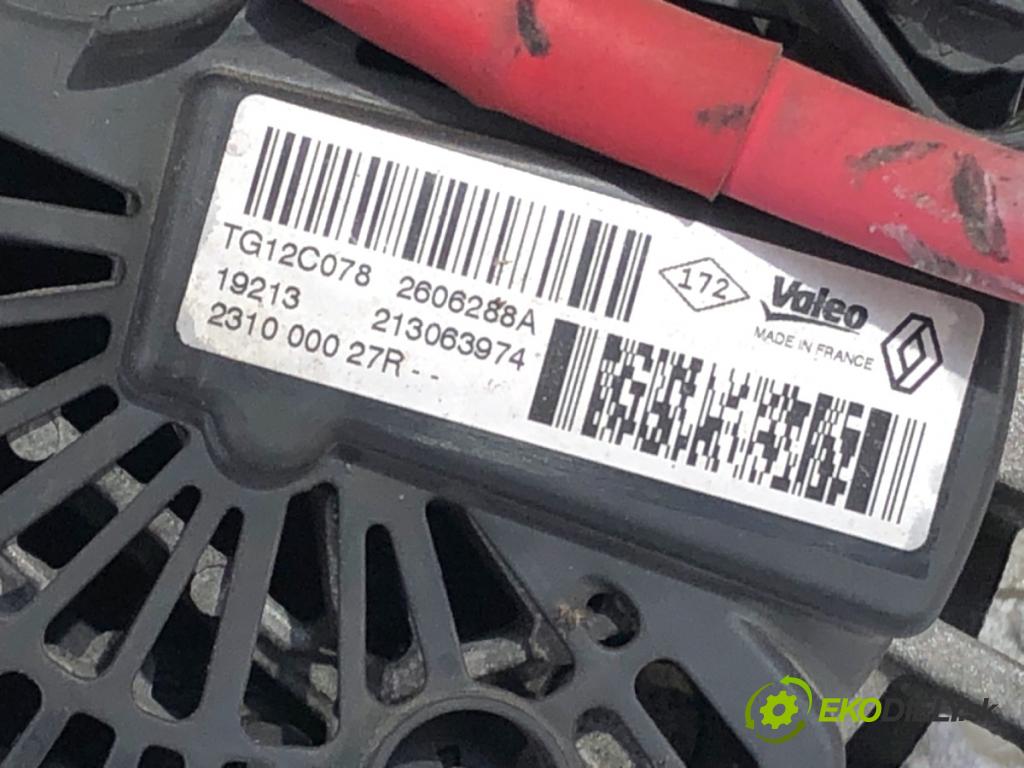 RENAULT MEGANE III liftback 2013 66 kW 1.5 dCi (BZ0C) 1461 Alternátor 231000027R (Alternátor)